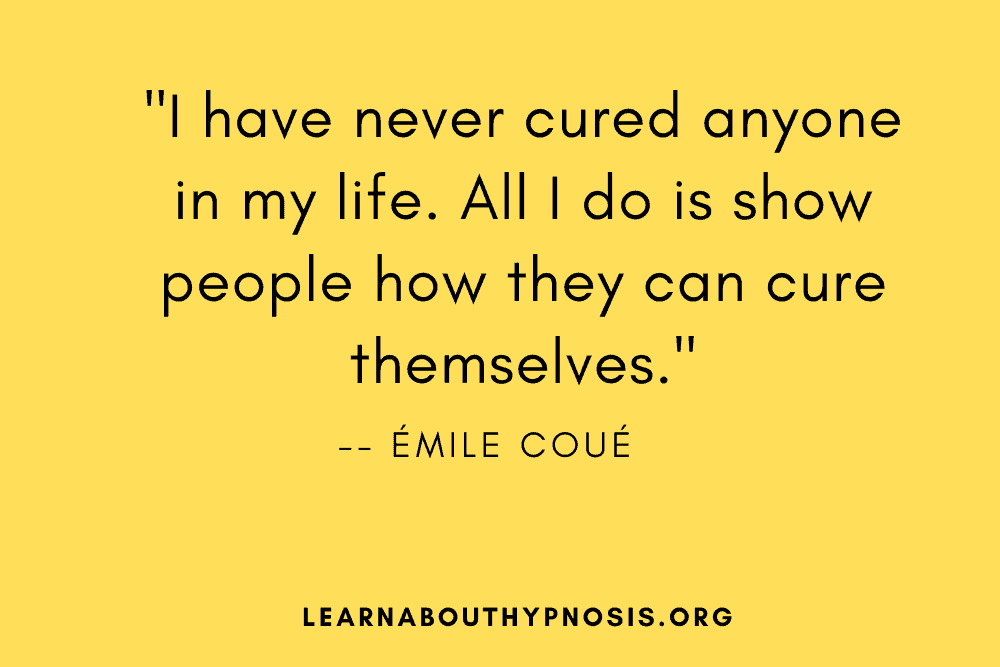 Emile Coue Quote Helping People Cure Themselves