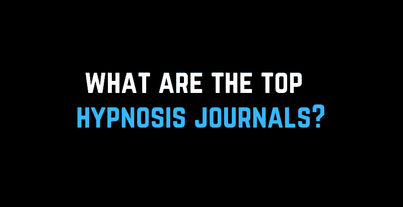 what are the top hypnosis journals